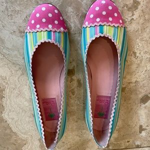 Lilly Pulitzer flats. Size 9